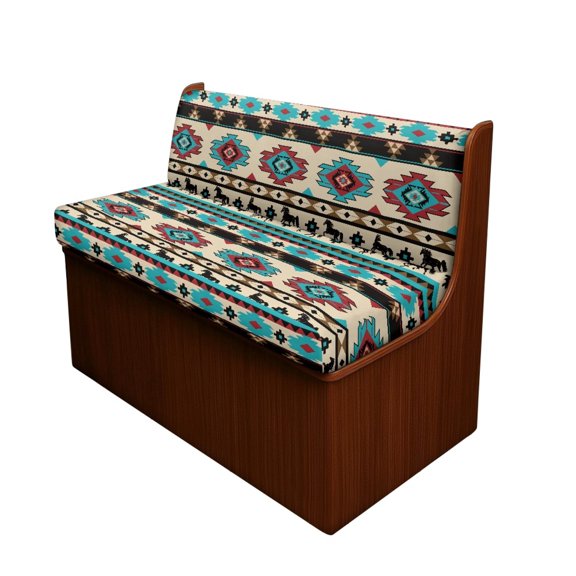 XYZCANDO Geometric Animal Pattern RV Booth Seat Covers Elastic Band, Suitable for Camper Bench Seats, Camper Cushion Covers, for RV Sofa RV Camper Car Bench