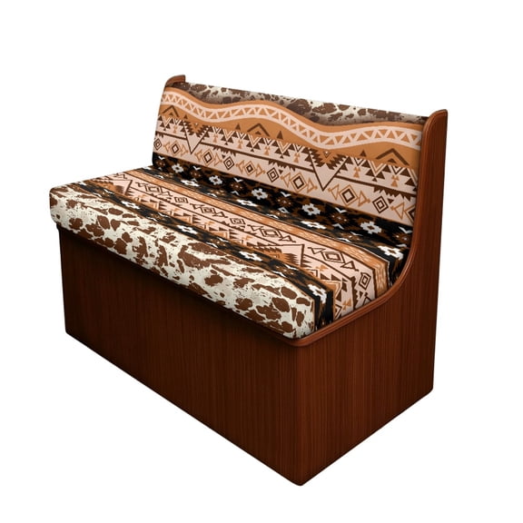 XYZCANDO Geometric Brown RV Couch Cover Stretch RV Dinette Cushion Covers, Elastic, Suitable for Camper Travel Trailer, Fit for Camper Cushion RV Camper Car