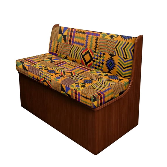 XYZCANDO Geometric Patchwork Camper Cushion Covers Easy to Install RV Dining Chair Seat Covers, Anti-Slip, Suitable for Car Bench Furniture
