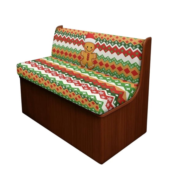 XYZCANDO Gingerbread Man RV Dinette Cushions Stretchable Camper Decor Christmas Universal Bench Seat Cover Washable Couch Cover 2 Cushion Sofa Comfortable Sofa Slip Covers