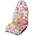 thumbnail image 1 of XYZCANDO Hand-drawn Hearts Car Seat Cover Cooling, for Truck Seat Bucket Seat SUV Seat Suitable for Cars Trucks, 1 of 6