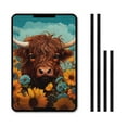 thumbnail image 1 of XYZCANDO Highland Cow RV Door Window Shade Floral RV Window Cover RV Accessories Easy to Install RV Black Out Curtains for Camper Windows 26'' X 17'' Travel Trailer Door Blackout Window Shade Blue, 1 of 7