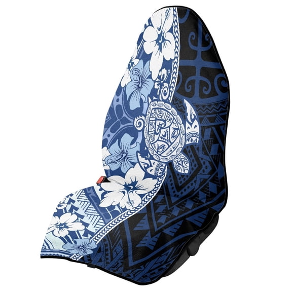 XYZCANDO Honu Turtle & Hibiscus Car Seat Cover - Waterproof Sweatproof Protector, Universal Fit for Cars, Trucks, SUVs - Moisture-Wicking Beach Style Accessory