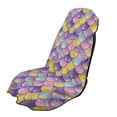 thumbnail image 1 of XYZCANDO Iridescent Mermaid Scale Pattern Car Seat Towel Cover Non-Slip for Swimming Gym, Easy Install Non-Slip Fit Car Cushion Seat Covers Comfortable, 1 of 10