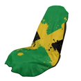 thumbnail image 1 of XYZCANDO Jamaican Flag Print Car Seat Towel Cover, Non-Slip Seat Cover Breathable Washable for Trucks SUVs Cars, 1 of 11