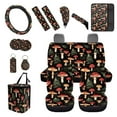 thumbnail image 1 of XYZCANDO Jungle Mushroom Fender Cover Car Coasters Car Cushion Cover Armrest Cover Steering Wheel Cover Lipstick Cover Trash Can Armrest Cover Seat Belt Cover Keychain Interior Decor, 1 of 7