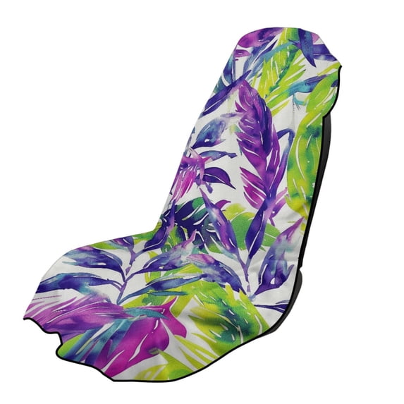 XYZCANDO Leaves Pattern Design Car Seat Towel Cover, Non-Slip Towel Seats Cover Breathable Enhances Comfort for Cars SUV