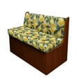 thumbnail image 1 of XYZCANDO Lemon RV Dinette Cushions Washable RV Accessories Universal Couch Cushion Covers Comfortable Furniture Covers for Sofa and Loveseat Stretchable 2 Seat Couch Cover Easy to Install Yellow, 1 of 7
