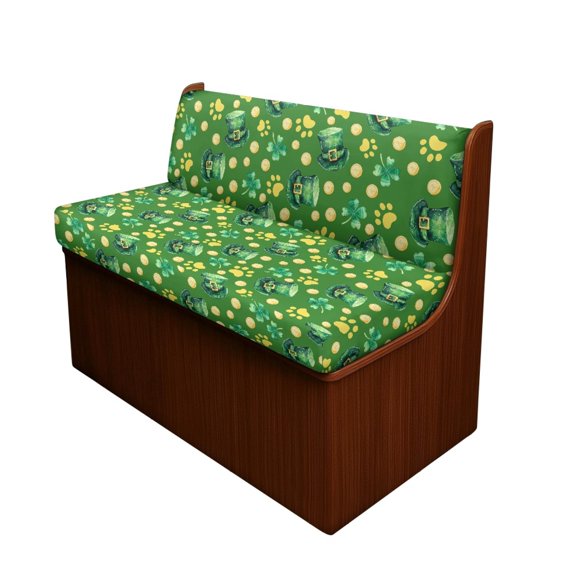 XYZCANDO Lucky Hat Paw Print Design Camper Cushion Covers Stretch, Suitable for Loveseat Sofa Dinette Booth, RV Booth Seat Covers, for RV Sofa RV Dining Table