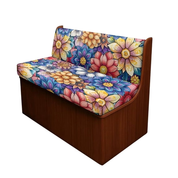 XYZCANDO Mandala Pattern Print RV Dinette Cushions Camper Accessories Universal Furniture Covers Washable Cushion Covers for Couches and Sofas Loveseat Slipcovers for RV Camper Car Bench Girls