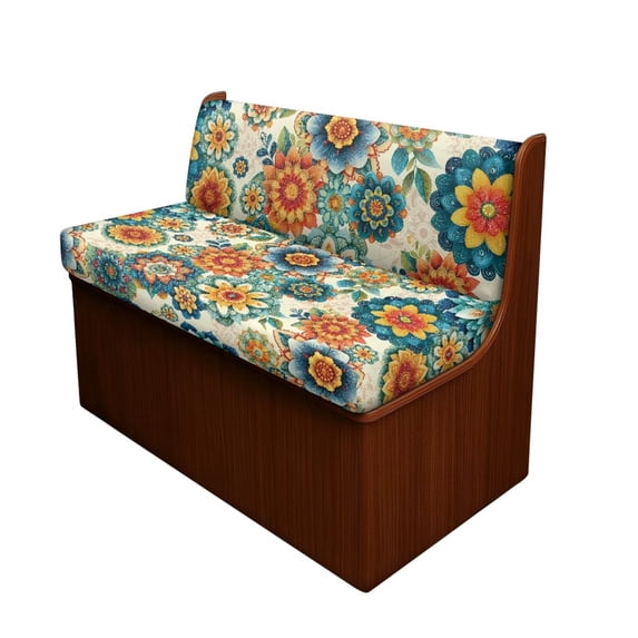 XYZCANDO Mandragora RV Dinette Cushion Cover Camper Decor Sofa Covers Washable Bench Cushion for Loveseat Stylish Furniture Covers for Sofa and Loveseat Blue