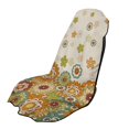 thumbnail image 1 of XYZCANDO Mixed Floral Pattern Car Seat Towel Covers Non-Slip for Gym Workout Travel, Soft Sweatproof Seat Covers Washable, 1 of 11