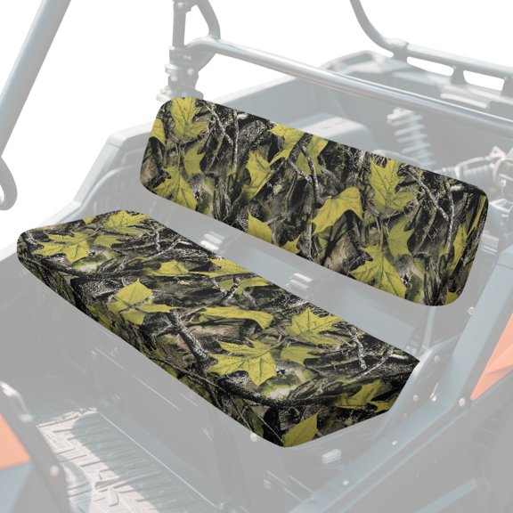 XYZCANDO Off-Road Seat Cover with Camo Leaf Pattern, Healthy Cloth Cover for Mountain Trail Adventures