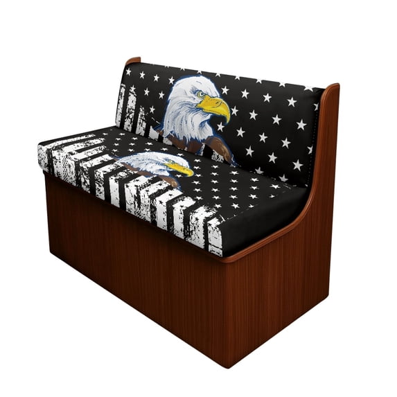 XYZCANDO Patriotic Eagle Print RV Dinette Cushion Covers Comfortable, Suitable for Camper Travel Trailer, RV Booth Seat Covers, for Bench RV Camper Car Bench