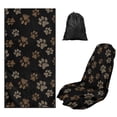 thumbnail image 1 of XYZCANDO Paws Car Towel Cushion Cover Leopard Print Absorbent Soft Beach Towels Cars Seat Covers Waterproof and Sweatproof Towel Seat Covers Suitable for Cars,SUV,Sedan, 1 of 7