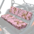 thumbnail image 1 of XYZCANDO Pink Camo Hunting Seat Cover for UTV 2 Pieces Full Back UTV Seat Covers Compatible with Kawasaki Mule 3010 All-Season Protection Seats Accessory Parts Washable, 1 of 7