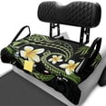 thumbnail image 1 of XYZCANDO Plumeria Terry Cloth Golf Cart Seat Cover with 4 Front Pockets | Non-Slip Washable Universal Accessory for Golf Lovers, 1 of 8