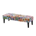 thumbnail image 1 of XYZCANDO Poly Spandex Bench Slipcover for Bedroom Dining, Pet Hair Resistant Wear Resistant Bench Cover, Highland Cow, 1 of 9