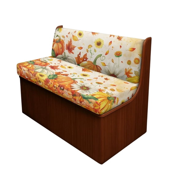 XYZCANDO Pumpkin Camper Cushion Cover Waterproof, for RV Inside Furniture Suitable for RV Sofa Booth Seat Sofa Cushion