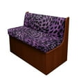 thumbnail image 1 of XYZCANDO Purple Leopard RV Dinette Cushion Covers Washable Camper Decor Universal Bench Cushion Comfortable Furniture Covers for Sofa and Loveseat Soft Slipcovers for RV Camper Car Bench, 1 of 7