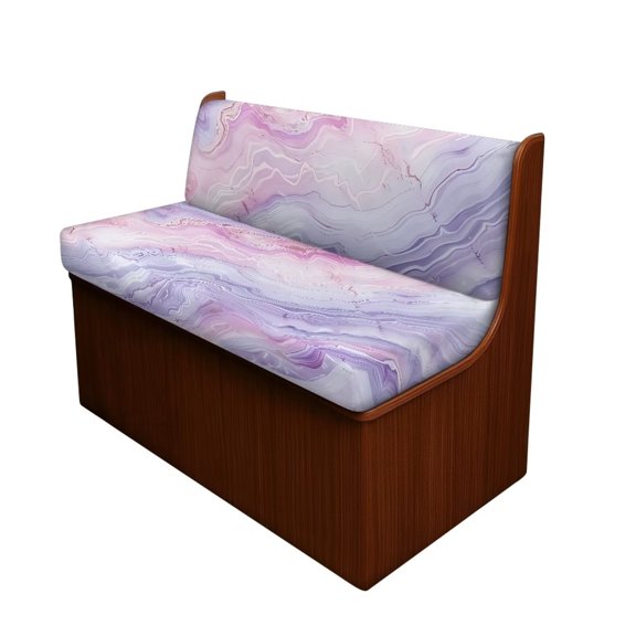 XYZCANDO Purple Marble Print RV Dinette Cushions Soft RV Accessories for Inside Sofa Covers for 2 Cushion Couch Universal Furniture Covers for Sofa and Loveseat Purple