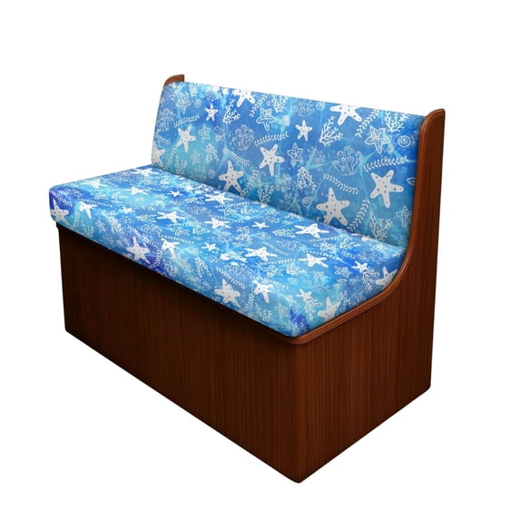 XYZCANDO RV Couch Cover, Compatible with Camper Loveseat, RV Dinette Cushion Covers for Travel Trailer Couch Bench Easy to Install, Sea Stars