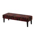 thumbnail image 1 of XYZCANDO Scratch Resistant Chair Seat Protector Cover, Red Spider Web Pattern Poly Spandex Machine Washable Bench Covers for Dining Room Bedroom, 1 of 9