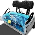 thumbnail image 1 of XYZCANDO Sea Turtle Print 2-Seater Golf Cart Seat Cover with 4 Storage Pockets | Non-Slip Washable Universal Protector, 1 of 8