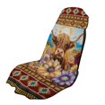 thumbnail image 1 of XYZCANDO Seat Cover Towel Sweatproof Car Seat Cover Towel for Gym Swimming Running, Car Seat Towel Cover Washable, Highland Cattle, 1 of 11