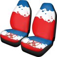 thumbnail image 1 of XYZCANDO Serbian Flag Splatter Car Seat Covers Breathable Cloth Waterproof Car Front Seat Covers Automobile Seats Interior, Soft Auto Interior Decor Sedan Truck, 1 of 10