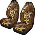 thumbnail image 1 of XYZCANDO Set of 2 Car Seat Covers for Automotive Interior Car Front Seat Covers Breathable Easy Install, Van Vehicle Truck Auto Front Seat Protectors, Horse Sunflower, 1 of 10