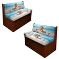 thumbnail image 1 of XYZCANDO Shell Starfish Beach View RV Dinette Cushion Covers Camper Accessories for Inside Couch Cushion Slipcovers Loveseat Slipcovers for Travel Couch (2 Backrest Cover & 2 Bench Cover), 1 of 6