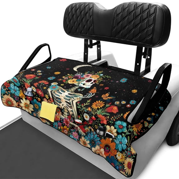 XYZCANDO Skeleton Frame Golf Cart Seat Soft, Fit for Sports Club Car Golf Cart Suitable for 2 Passenger EZGO