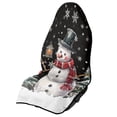 thumbnail image 1 of XYZCANDO Snowman Design Car Seat Towel Cover, Compatible with Seat Covers & Liner Van, Car Seat Covers for SUV Cars Premium, 1 of 5