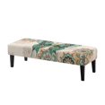thumbnail image 1 of XYZCANDO Stain Resistant Dining Bench Covers, Butterfly Mandala Print Poly Spandex Elastic Hem Rectangle Dining Chair Slipover for Living Room Home, 1 of 9