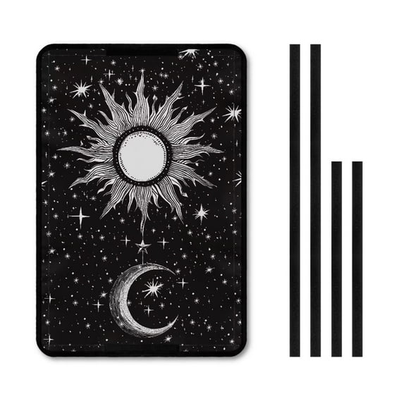 XYZCANDO Star Moon Camper Window Shades RV Accessories RV Door Screen Protector RV Window Curtains for Inside Camper RV Accessories for Travel Trailers Camper Blackout Window Coverings