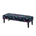 thumbnail image 1 of XYZCANDO Stretch Fabric Bench Covers for Home Hotel, Polyester Spandex Anti Abrasion Dining Room Bench Covers with Easy Install, 1 of 9