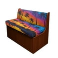 thumbnail image 1 of XYZCANDO Sunset Coconut Tree RV Dinette Cushions Camper Accessories Stretchable Furniture Covers for Sofa and Loveseat Universal Cushion Covers for Couches and Sofas Easy to Install Orange, 1 of 7