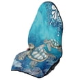 thumbnail image 1 of XYZCANDO Terry Cloth Car Seat Covers Easy to Clean, Compatible with Van Automotive, Car Seat Towel Cover Fit for Cars Sedans(Turtle Pattern Design 1 Pack), 1 of 7
