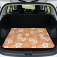thumbnail image 1 of XYZCANDO Tropical Floral Printed Trunk Mat 29" x 39", Waterproof Cargo Liner with Non-Slip Backing, Durable Stitched Edge Trunk Carpet for SUVs, Sedans and Trucks, 1 of 7