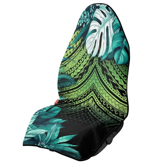 XYZCANDO Tropical Leaf Print Car Seat Towel Cover - Waterproof, Sweat-Absorbent Protector | Universal Fit for Cars, SUVs, Trucks