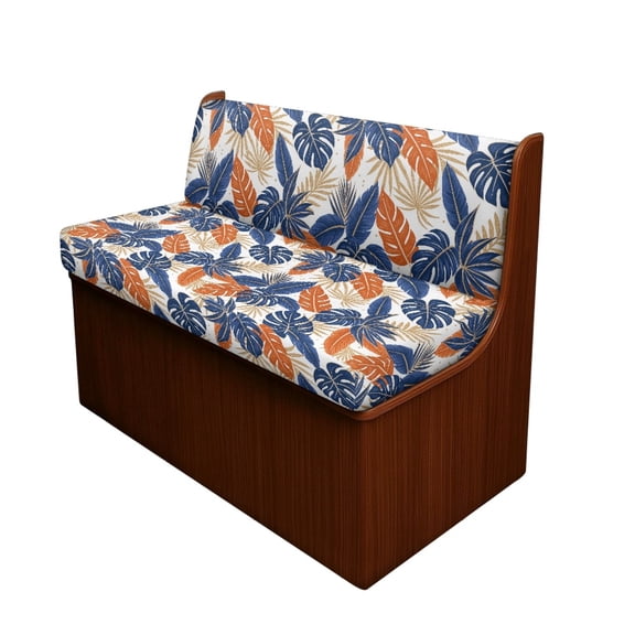 XYZCANDO Tropical Leaves Camper Seat Covers Washable Camper Cushion Covers, Stretch, Suitable for RV Interior, Fit for Sofa RV Camper Car Bench Seats