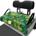 thumbnail image 1 of XYZCANDO Tropical Monstera Golf Cart Seat Cover With 4 Front Pockets - Universal Washable Non-Slip Protector For 2-Seat Golf Carts, 1 of 8