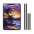 thumbnail image 1 of XYZCANDO Tropical Palm Tree Sunset RV Door Window Shade Foldable RV Window Covers for Inside Camper RV Window Cover Easy to Install 26'' X 17'' RV Sun Shade Hawaiian Camper Accessories Purple, 1 of 7