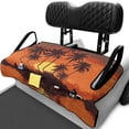 thumbnail image 1 of XYZCANDO Tropical Sunset Palm Tree Golf Cart Seat Cover - 2-Passenger with 4 Storage Pockets - Non-Slip Washable Universal Golf Cart Accessory, 1 of 8