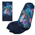 thumbnail image 1 of XYZCANDO Turtle Car Seat Cover Towel Florals Waterproof Sweat Towels Seats Cover Non Slip Backing Sweatproof Cushion Protector Easy to Store Universal Fit for Cars SUV Sedans, 1 of 7