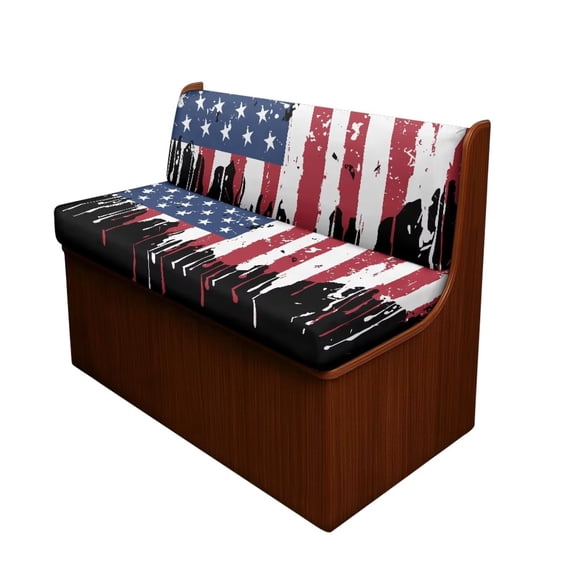 XYZCANDO USA Flag RV Dinette Cushion Covers Stretchable Couch Cover 2 Cushion Sofa Universal Loveseat Couch Cover 1 Backrest Cover and 1 Bench Cover Red