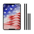 thumbnail image 1 of XYZCANDO USA Flag RV Door Window Shade Foldable RV Door Cover RV Window Cover with Hook and Loop RV Accessories for Inside Camper Blackout Shades RV Insulated Window Covers RV Sunlight Cover White, 1 of 7