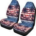 thumbnail image 1 of XYZCANDO Vintage American Flag Car Seat Covers Front Seats Breathable Soft Auto Seat Covers Auto Interior car Front Seats, Washable Protector Truck SUV, 1 of 10