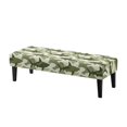 thumbnail image 1 of XYZCANDO Washable Stretch Bench Seat Cover for Living Room Bedroom, Polyester Spandex Elastic Band Chair Seat Protector Cover with Breathable, 1 of 9